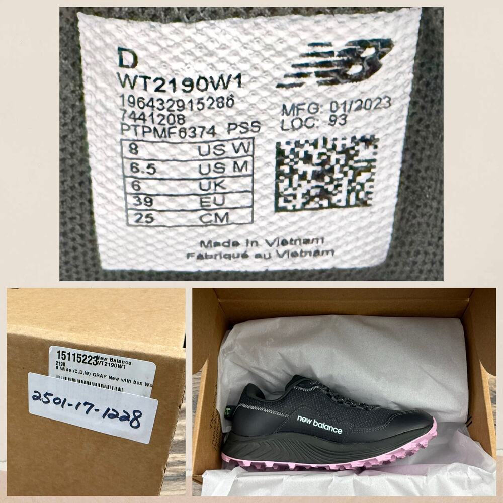 NEW New Balance Wmns 8 WIDE Fuelcell 2190 V1 Trail Running Workout Shoes - Picture 10 of 11